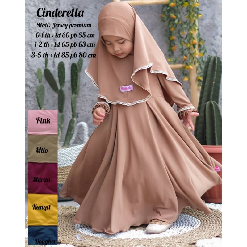 Terlaris (1KG MUAT 6PCS) SYARI ANAK  GAMIS SET 8-13TAHUN BAHAN JERSEY PREMIUM