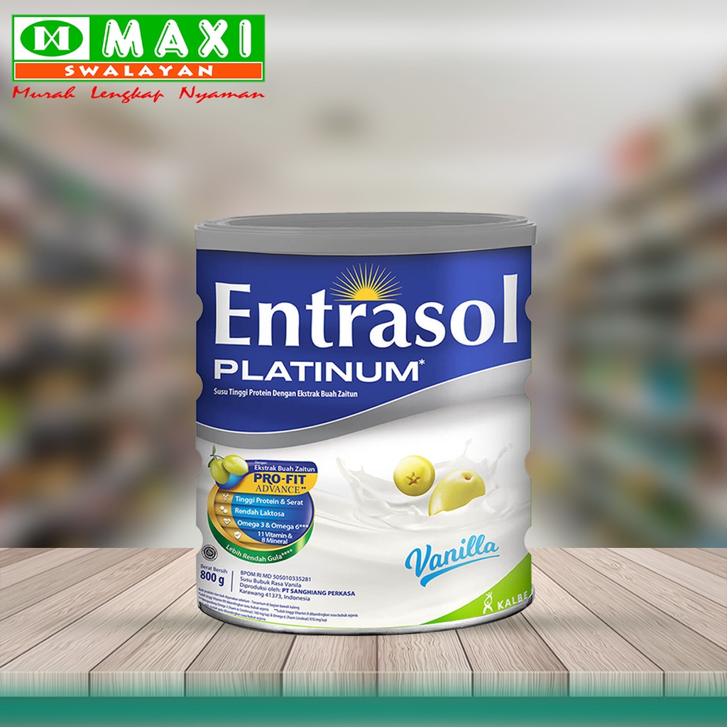 

Entrasol Platinum 800gr Vanila