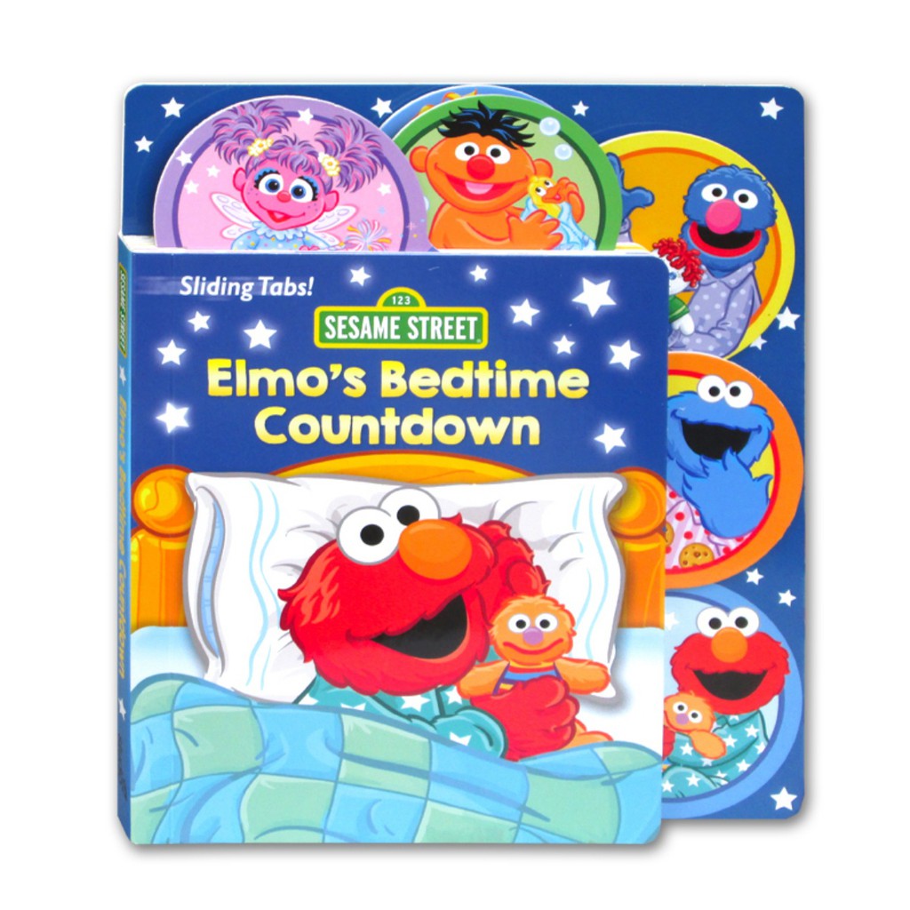 Sesame Street: Elmo's Bedtime Countdown Pull the Tabs Board Book