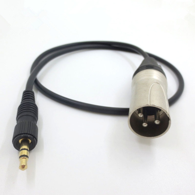 Cre Locking Kabel Mikrofon 3.5mm TRS XLR Untuk-S-ony UWP-V1 UWP-D11 UWP-D21