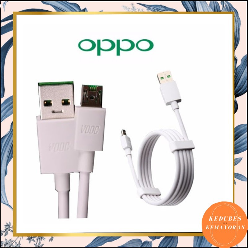 Kabel Data OPPO VOOC ORIGINAL 100% Micro USB 1meter