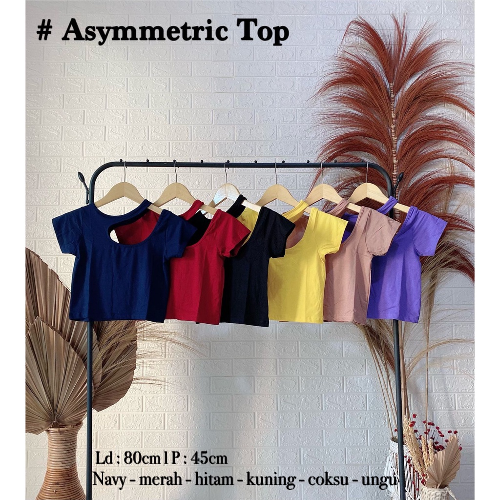 Asymmetric Crop top Vimel collection