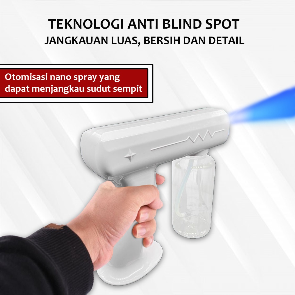 Cordless Nano Spray Gun Disinfektan Nano Alat Semprot Disenfektan Spray