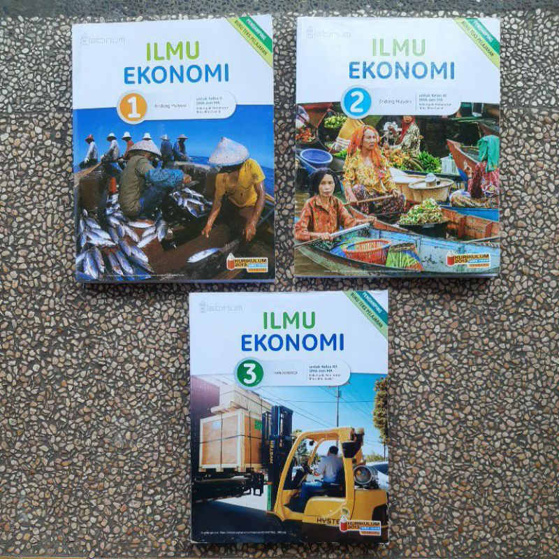 buku Ilmu Ekonomi sma kelas 10.11.12 revisi kurikulum 13.Platinum. Original Baru