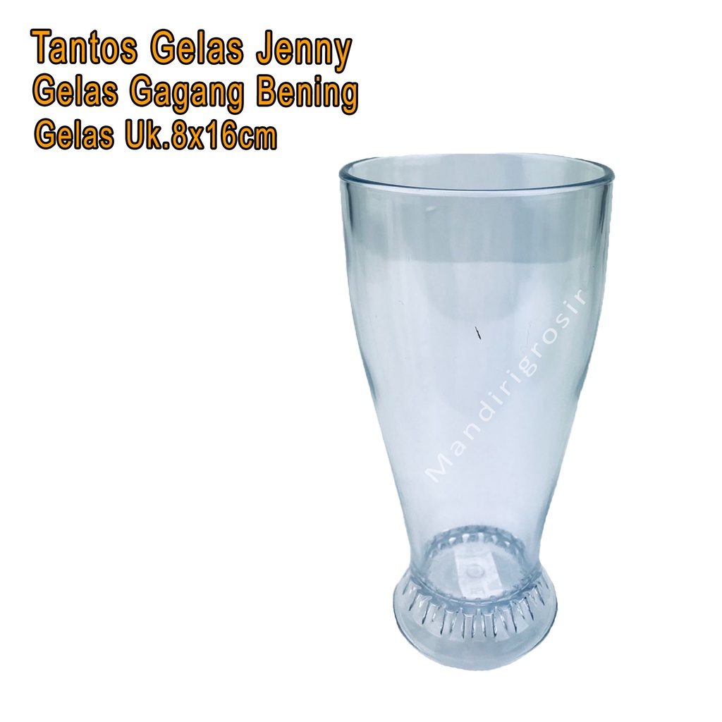 Gelas Jenny *Tantos * Gelas Bening * Gelas 8035