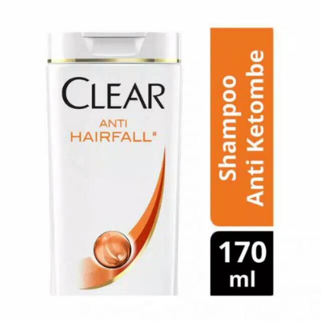 Clear shampoo anti hairfall anti ketombe 170ml