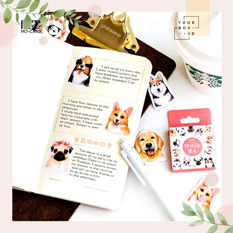 

Sticker Set - Dog Series / Journal / Bujo / Label Stiker