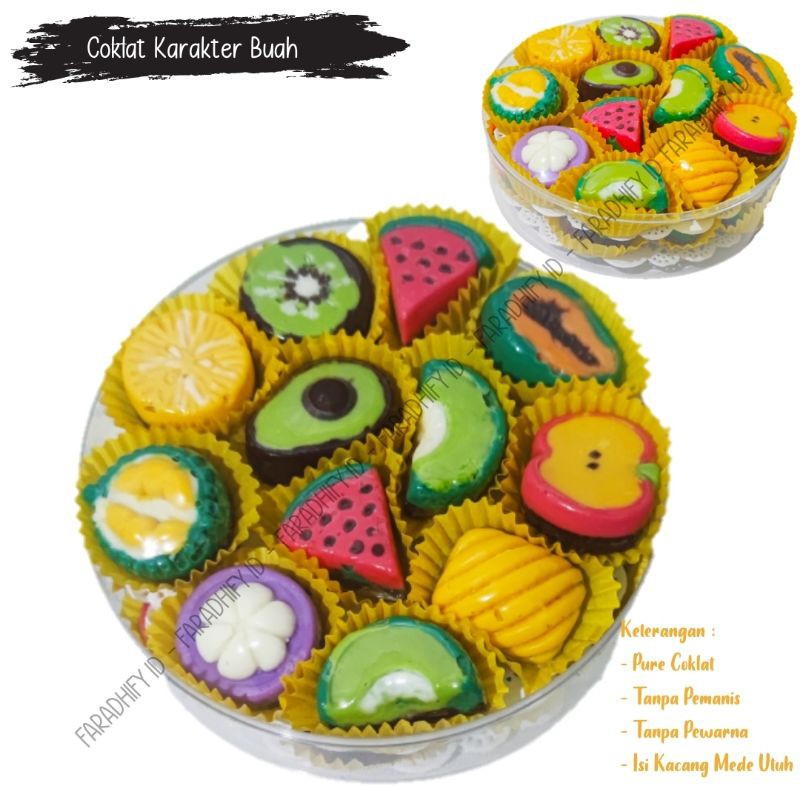

[FARADHIFY] COKLAT KARAKTER SLICE FRUIT - COKLAT KARAKTER BUAH