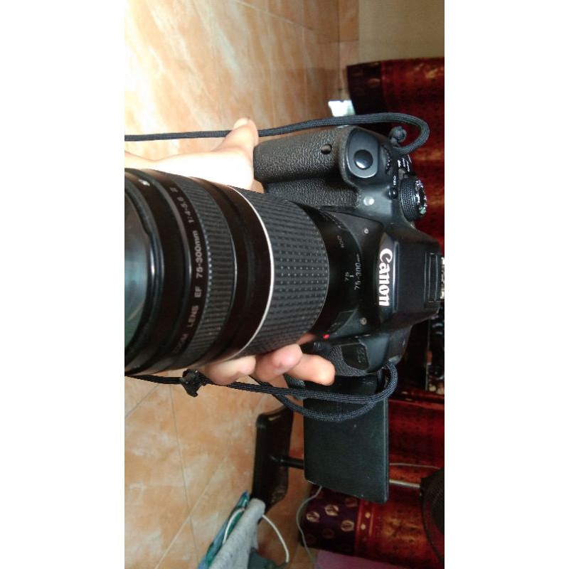 camera dslr canon 700d lensa tele second