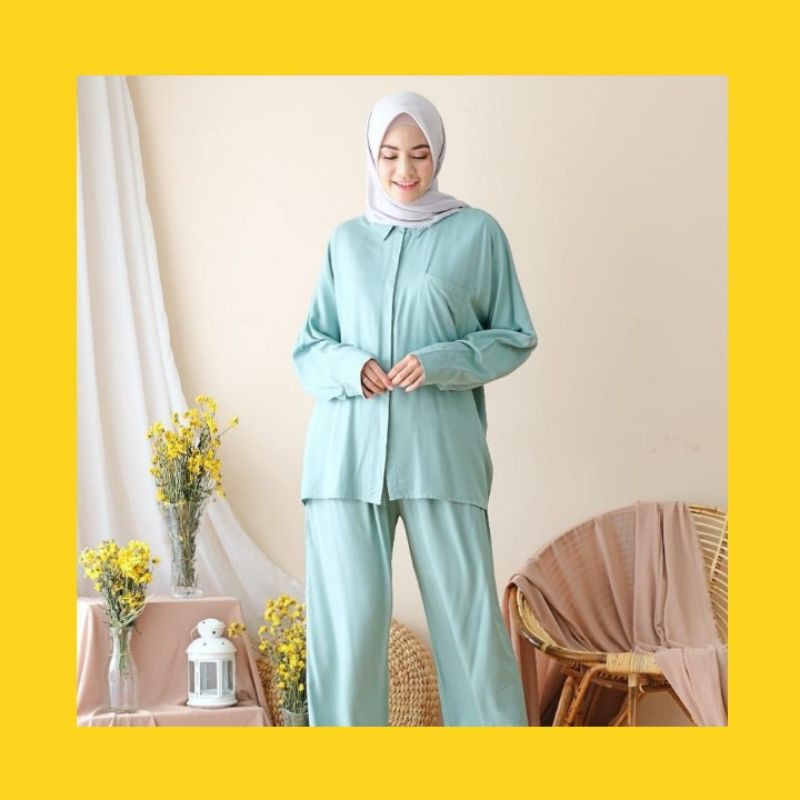 PAJAMAS BY SENYUM PAJAMAS BAJU TIDUR PIYAMA PAJAMAS POLOS