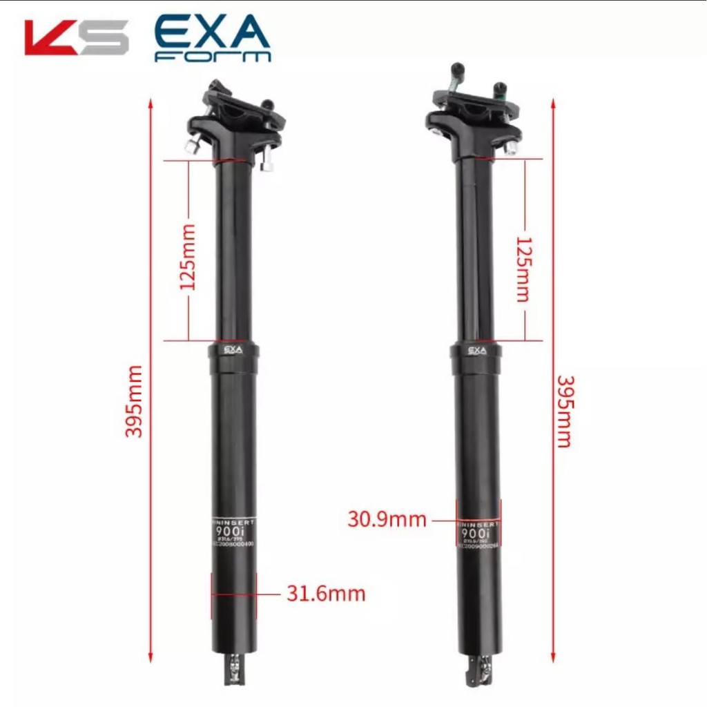 Dropper Seatpost Exa Form 900i Tiang Sadel MTB Adjustable Bukan Satori Rockshox seatpost
