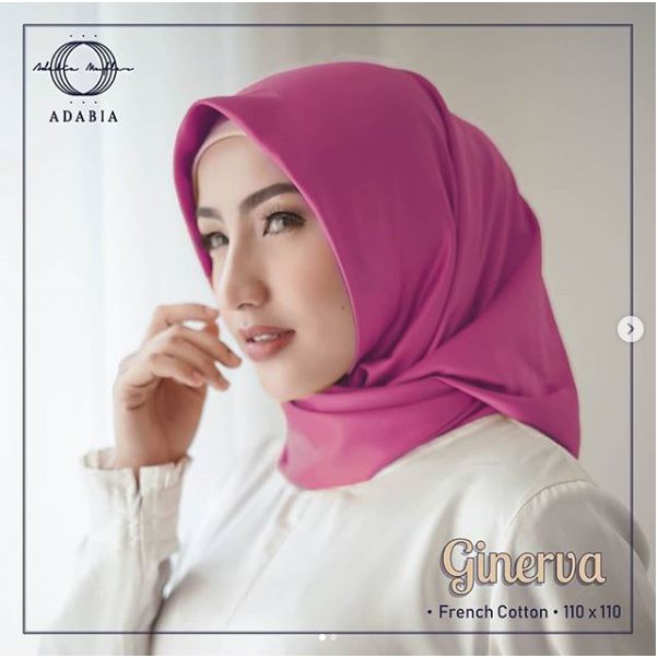 Hijab/Kerudung Segi Empat Ginerva by Adabia