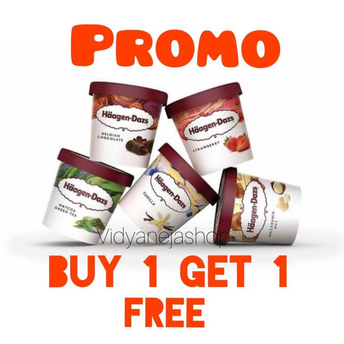 

Makanan Beku | Haagendazs Promo Buy 1 Get 1 Free Size Pint 473Ml All Variant ( Mix )