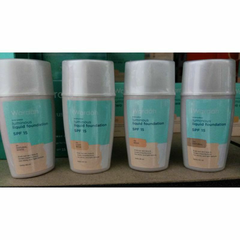 Wardah luminous liquid foundation / wardah fondation cair | Shopee