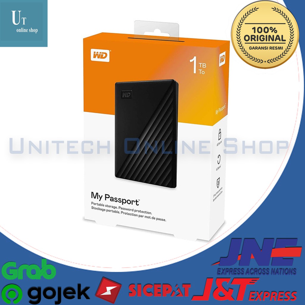 HARDDISK EXTERNAL 1TB / 2TB / 4TB MY PASSPORT WD