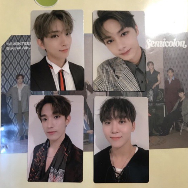 AN ODE SEVENTEEN JUN JOSHUA DK SEUNGKWAN PC PHOTOCARD
