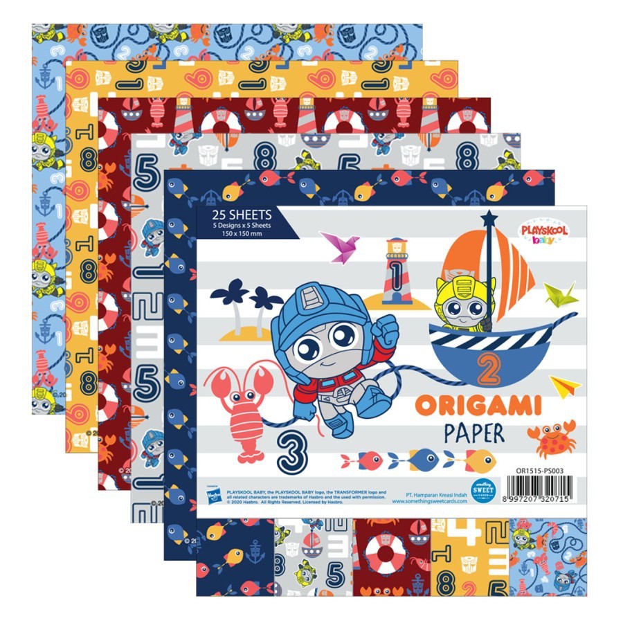

ORIGAMI - PLAYSKOOL - KERTAS LIPAT- PS003