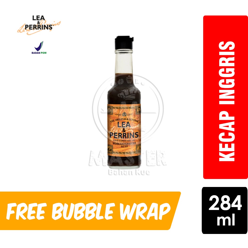 

Lea Perrins WORCESTERSHIRE Sauce / Saus Inggris [Botol Kaca 284 ml]