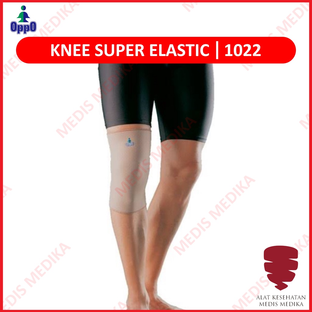 Pembantu Support Oppo Knee Support Super Elastic 1022 Deker Penyangga Lutut Dekker Body