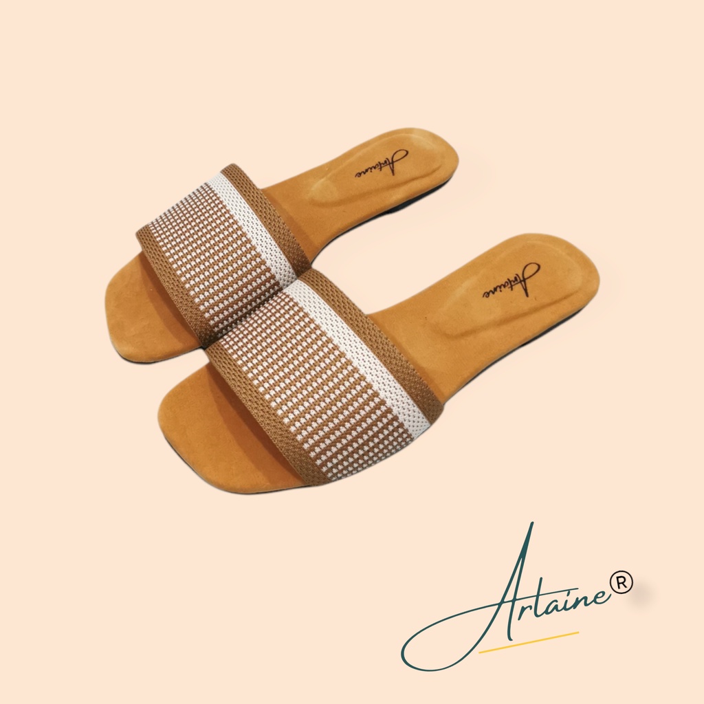 Arlaine Ayumi Sandal Flat wanita ( Tanpa Dus )