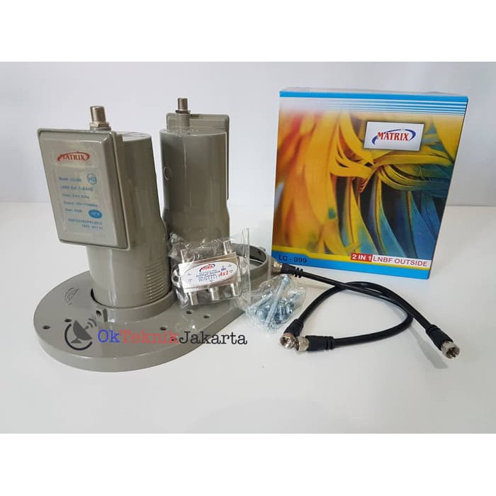 Promo LNB C Band Matrix LC - 999 ( 2 in 1 ) 2017 Murah Banget