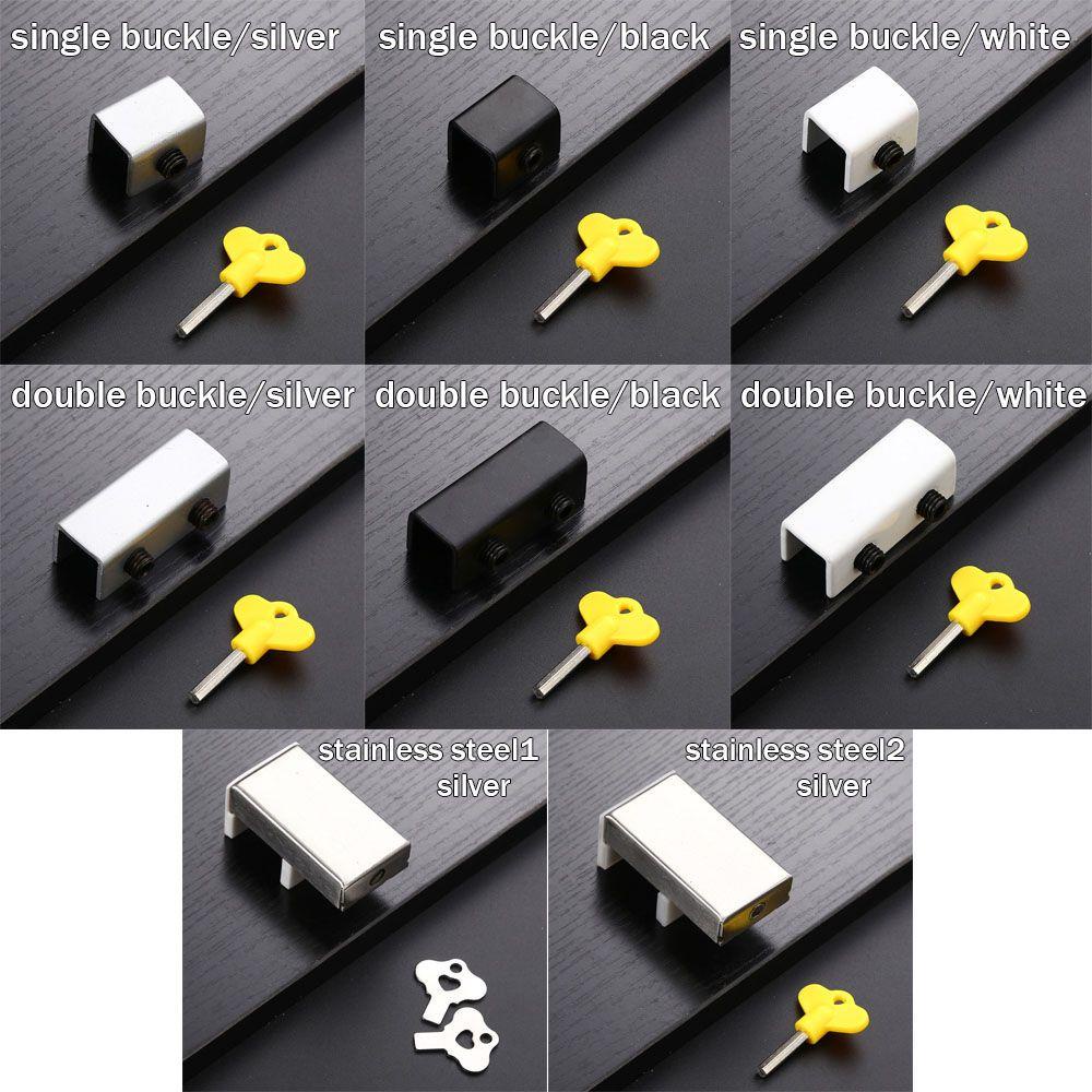 TOP Sliding Window Locks Aluminum Alloy Child Protection Baby Safety Window Stoppers