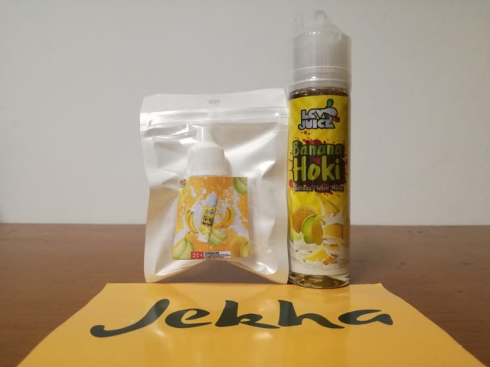 ketengan ecer eceran banana hoki 3mg 6mg liquid vape