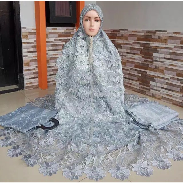 MUKENA SUTRA PRADA PARIS RENDA TAWON PREMIUM