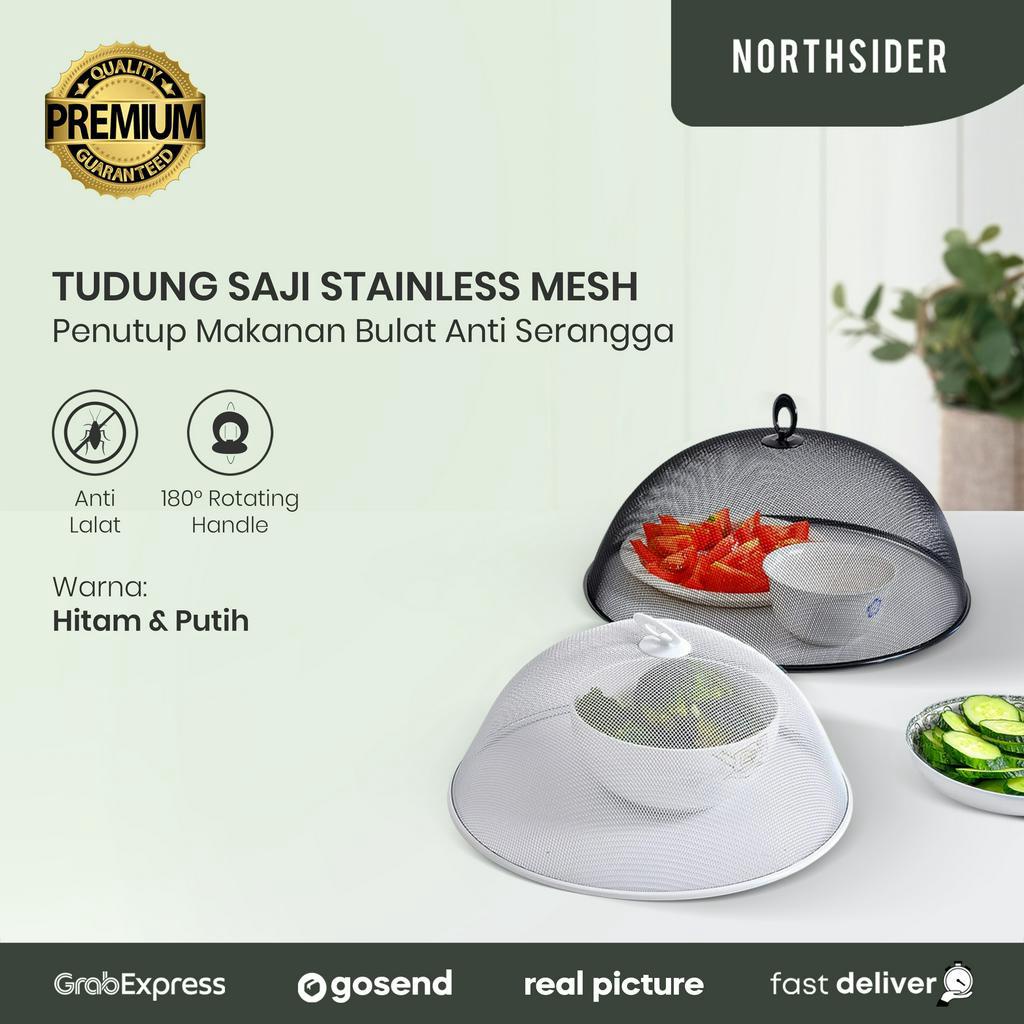 TUDUNG SAJI STAINLESS WIRE METAL PENUTUP MAKANAN SAYUR ROTI KUE