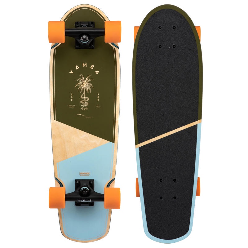 OXELO Yamba Cruiser 500 Skateboard Fullset Deck Kayu