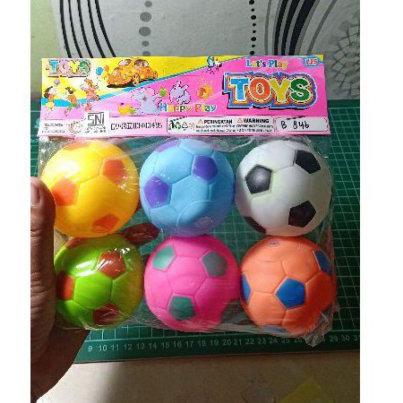 BOLA KARET KECIL BUNYI/MAINAN ANAK BOLA
