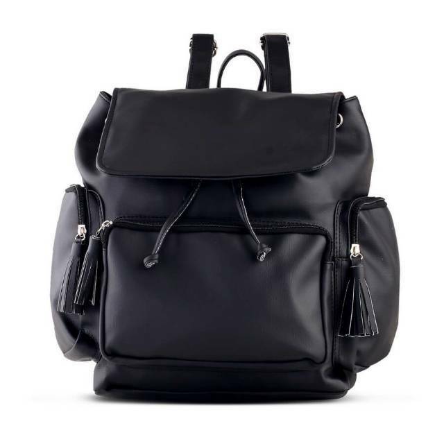 ESCORT 005 - Tas ransel wanita / backpack fashion / tas punggung wanita gaya casual kulit sintetis