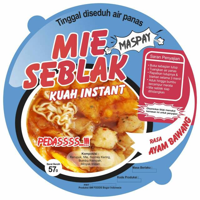 Download Gambar Mie Seblak Instan - Gambar Makanan