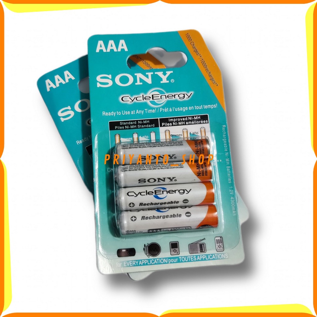 ORIGINAL BATU BATRE BATTERY SONY A3 AAA 4300 mAh ISI 4 CAS