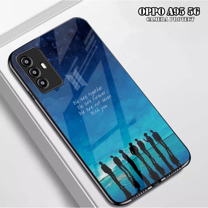 Softcase Glass Oppo A95 5G A95 4G Oppo A95 4G | Camera Protect | Case Oppo A95 5G Oppo A95 4G | case