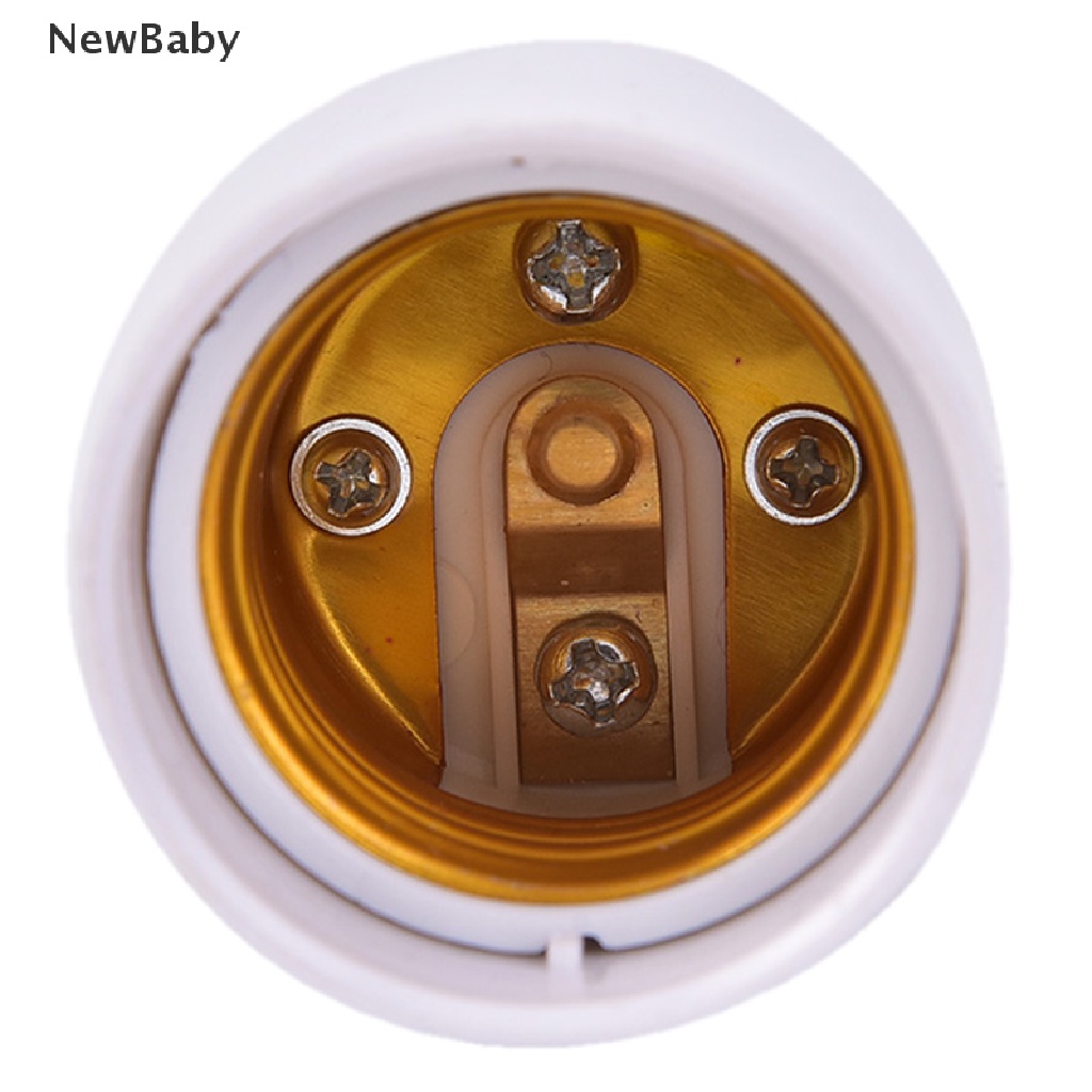 Newbaby Konverter Fitting Lampu Halogen G24 Ke E27