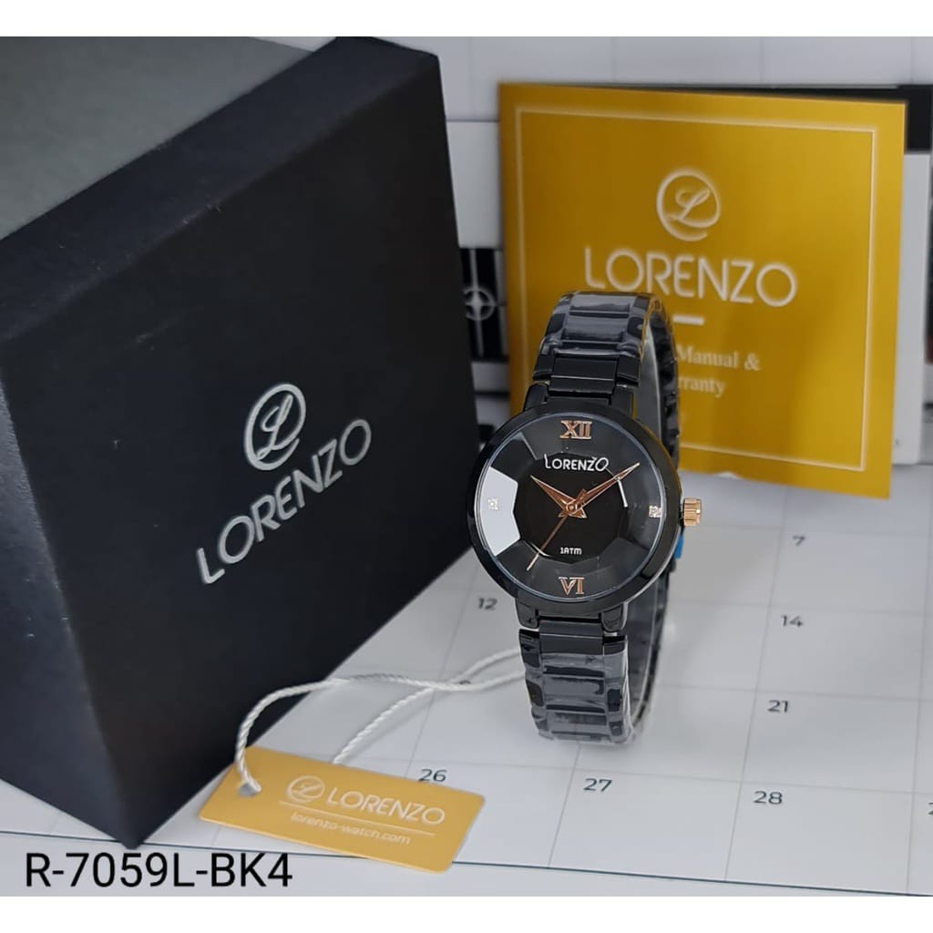 Jam Tangan Wanita ORIGINAL Mewah Tahan Air | Jam Tangan Cewek LORENZO R-7059L