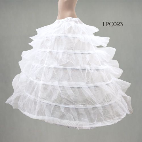 [READY STOCK] PETTICOAT PENGEMBANG DRESS BALL GOWN 6 RING 6 LAYER LPC023