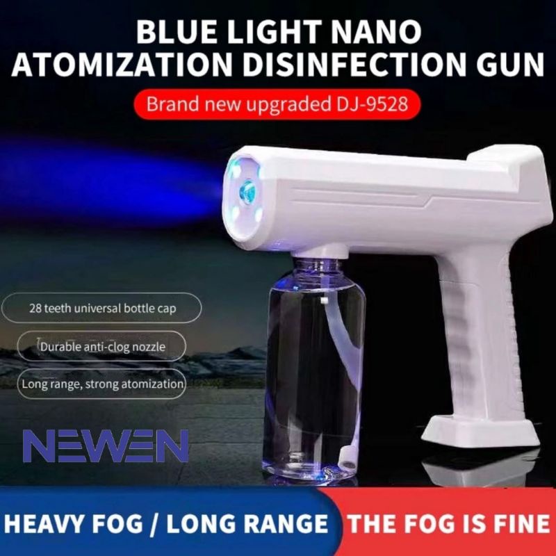 NEWEN-Nano Spray Gun 300ML Wireless Portable Disinfectant UV Sterilizer Spray Gun