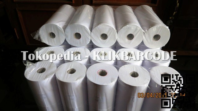 

PROMO PAPER ROLL / STRUK KASIR / ROLL KASIR HVS 1 PLY 75 X 60mm ( 1Ply ) MURAH