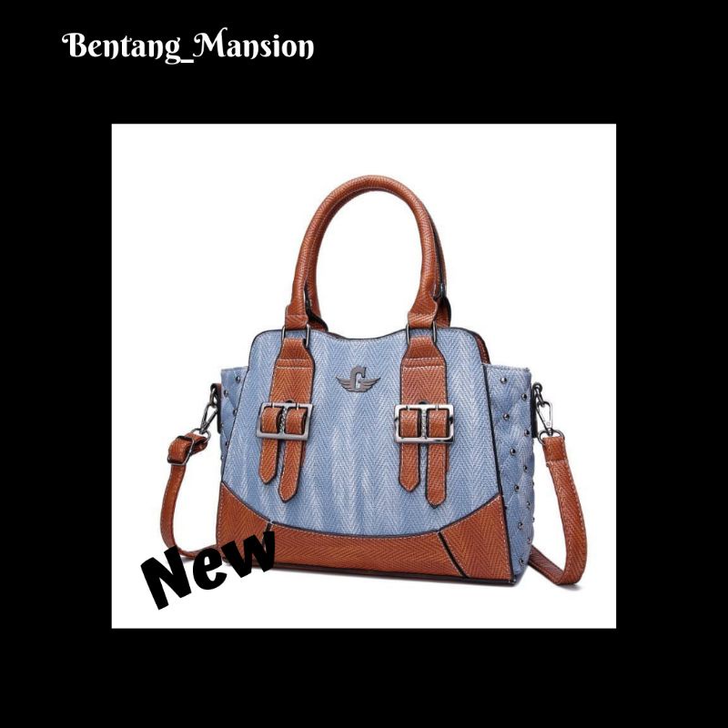 TAS SELEMPANG WANITA IMPORT BATAM BESAR ELEGAN GAYA KOREA KEKINIAN