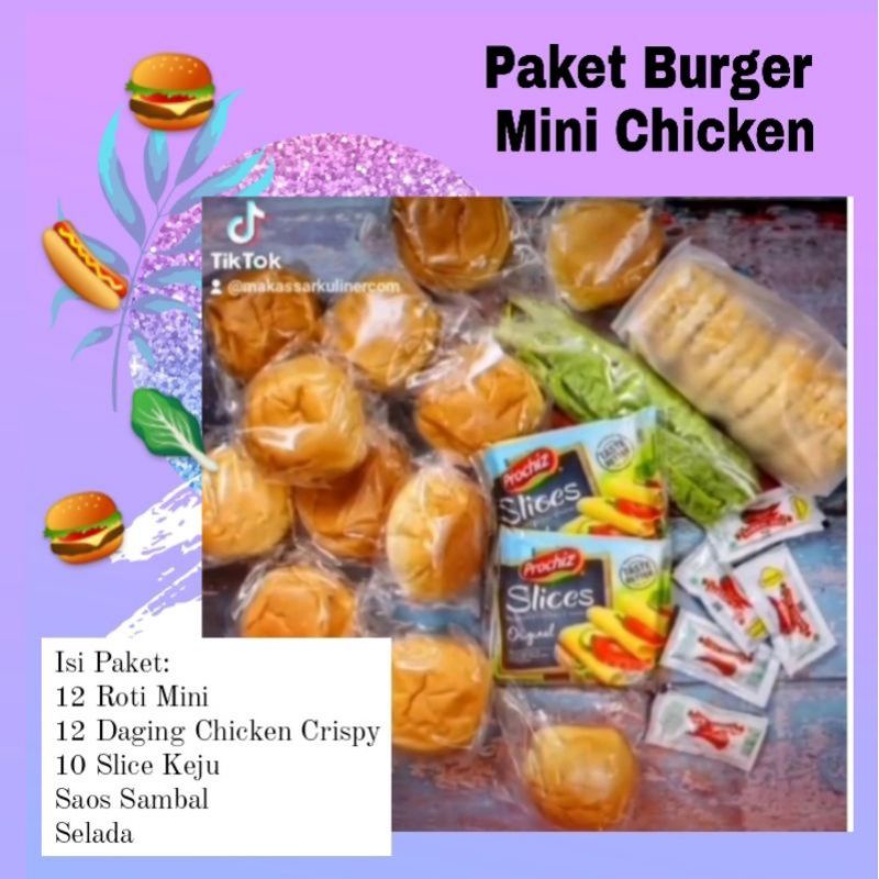 

Paket Mini Chicken Crispy Burger 12 Porsi