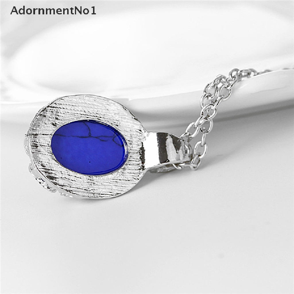 (AdornmentNo1) Kalung Rantai Lapis Lazuli Katherine Anti Sinar Matahari Untuk Wanita