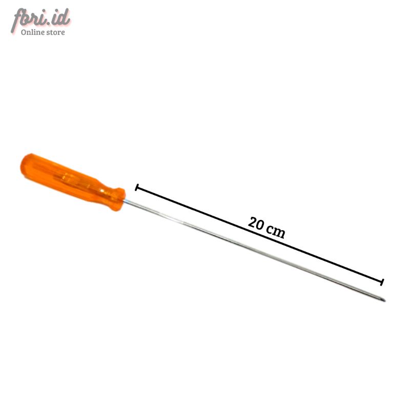 Obeng Panjang / Obeng Min Panjang / Obeng Panjang Radio Mata Min (-) Panjang 20cm