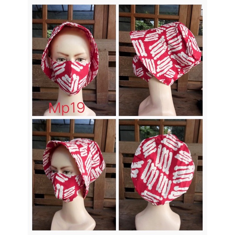 Topi Masker Batik / Bucket Hat Batik