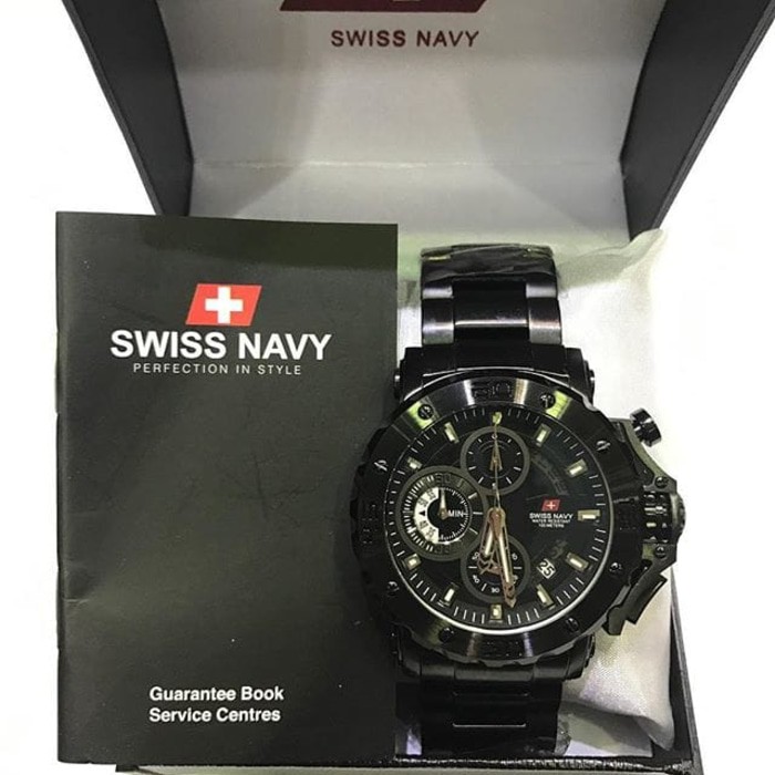 Swiss Navy 8932 Man Black Dial | Jam Pria | Original | Garansi Resmi
