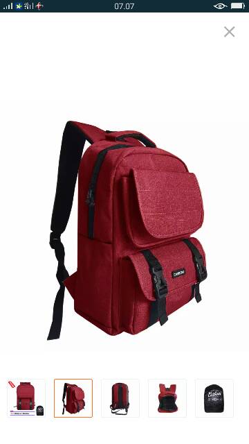 carboni tas ransel laptop MA00051 original - red