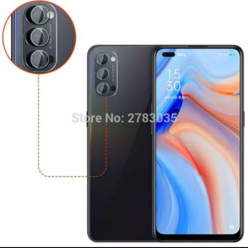 Oppo Reno 4 / 4F / 4 Pro / 5 / 5F Anti Gores Camera Screen Clear Temper Kamera Reno 4 Reno 4pro 5 5F