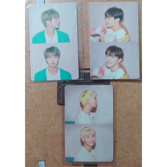 PHOTOCARD PERSONA 1 JIN JHOPE NAMJOON/PHOTOCARD RANDOM RPC BE ESS JIN/MPC HEA MUSTER KOREA NAMJOON