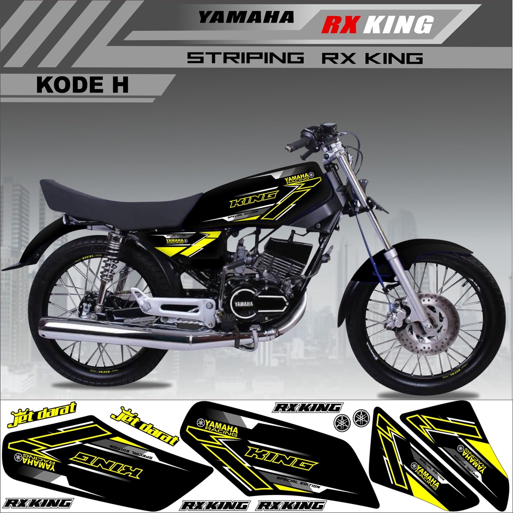 Sticker Striping Rx King Variasi Stiker Rx King Variasi Kode H